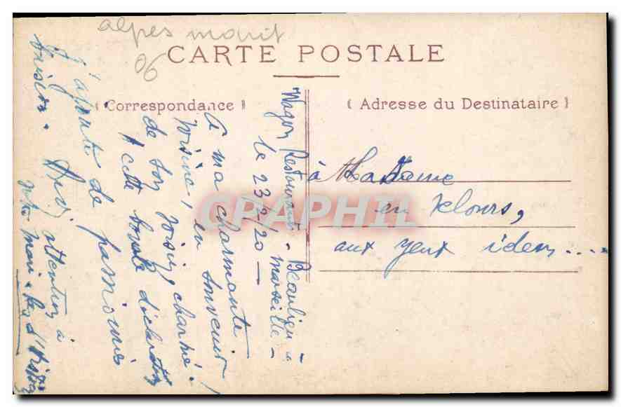 CPA Beaulieu vue generale  — Verso