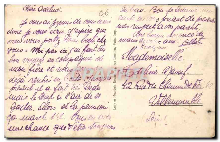 CPA Cannes vue prise en Avion  — Verso
