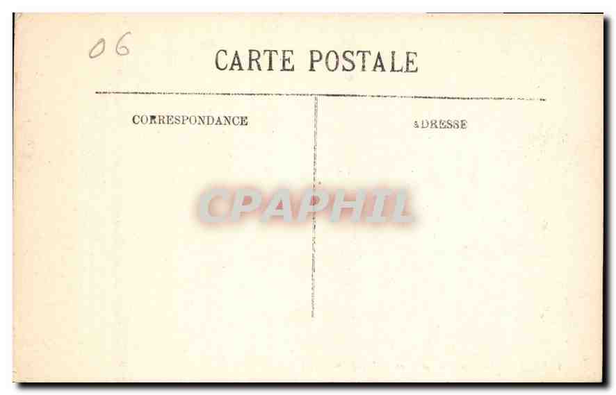 CPA Menton vue prise de la Frontiere  — Rückseite