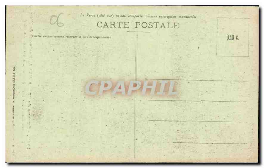 CPA Avenue de Peira Cava environs de Nice Station Estivale a 40 kil de Nice  — Rückseite