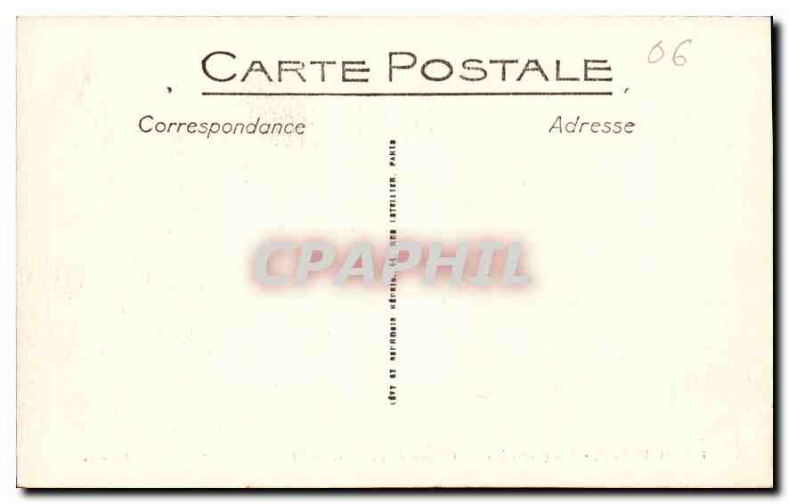 CPA Cannes vue generale et la chaine de l'Esterel  — Rückseite