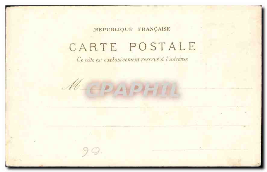 CPA Cannes vue generale  — Verso