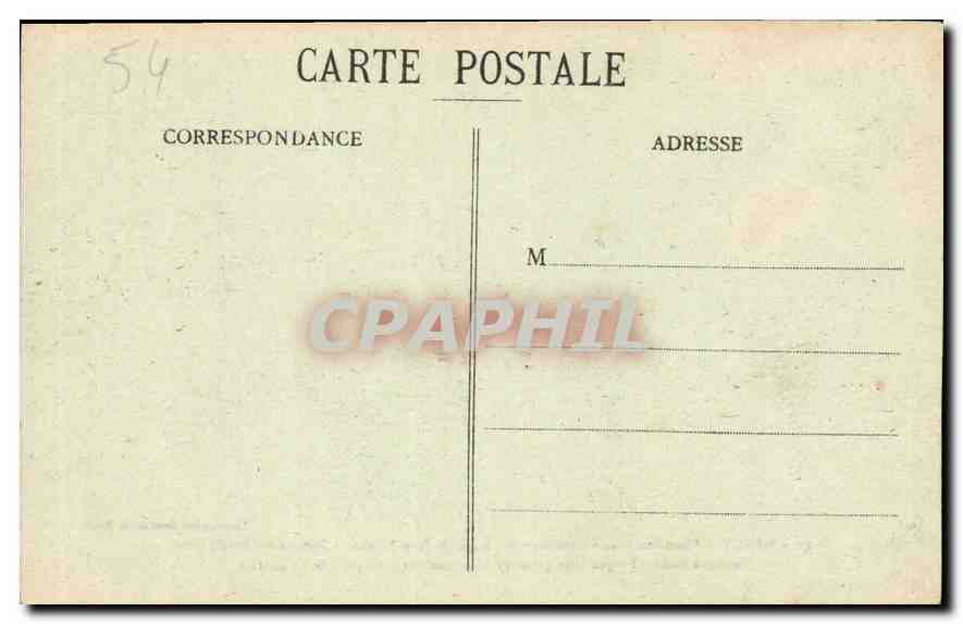 CPA Nancy Place Stanislav Grilles en fer forge de Jean Lamour Fontaine d'Amphitrite  — Verso