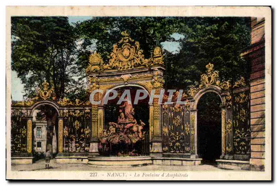 CPA Nancy la Fontaine d'Amphitrite 