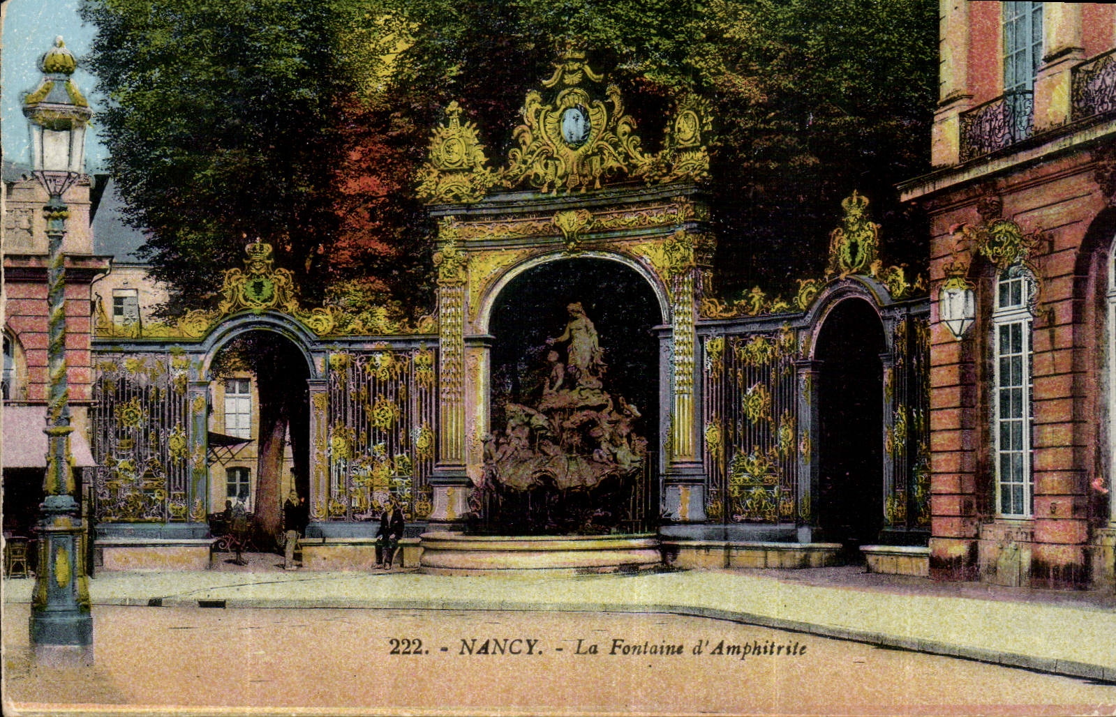 NANCY - La Fontaine d'Amphitrite — Edition Art. V. Roger, n° 222