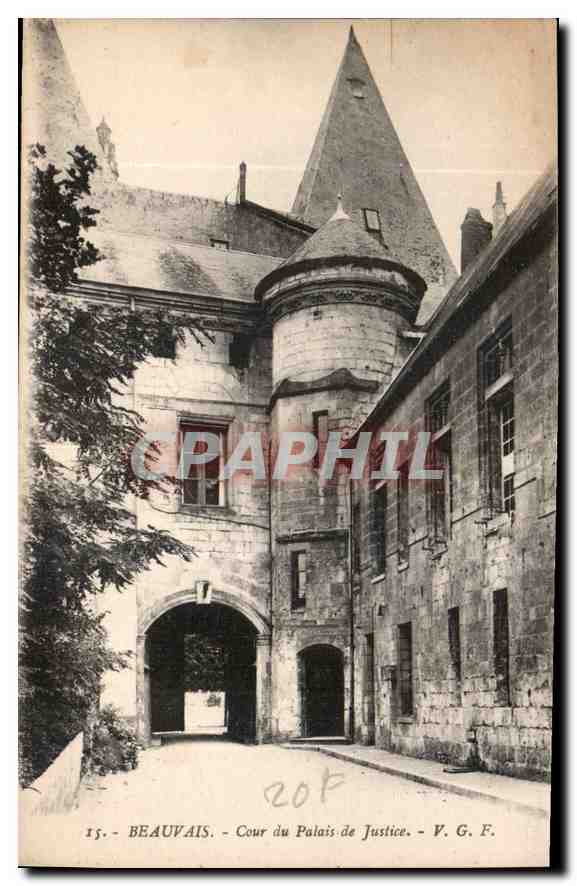 Beauvais - Cour du Palais de Justice - V.G.F. - n°15