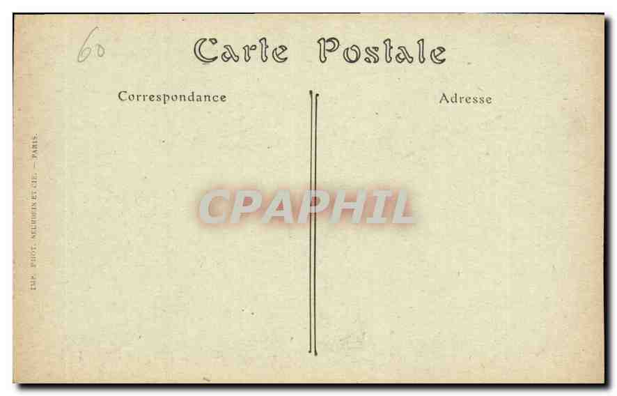 CPA Cathedrale de Beauvais Horloge du XIV S  — Verso
