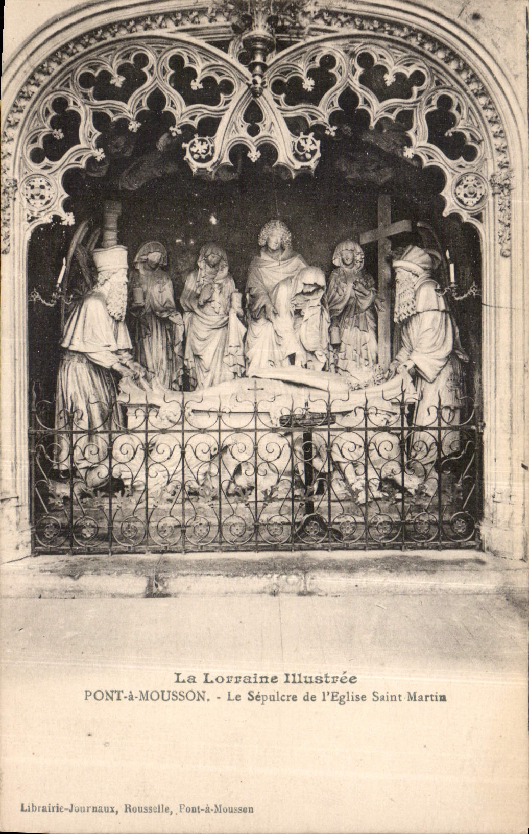 CPA La Lorraine Illustree Pont a Mousson le Sepulere de l'eglise Saint Martin 