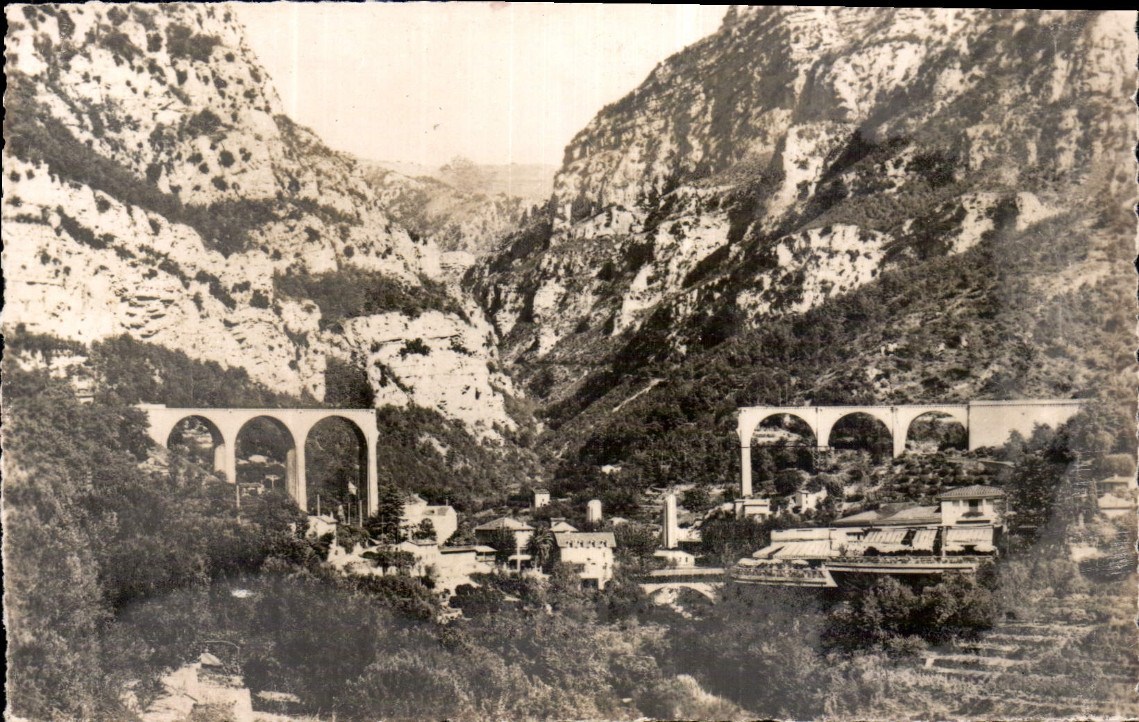 Brücke Loup — Ausflug in die Schluchten des Loup — L. Gille & Cie, Nice