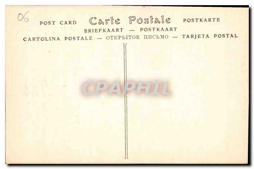 CPA Nice Allee de Palmiers au Chateau  — Rückseite