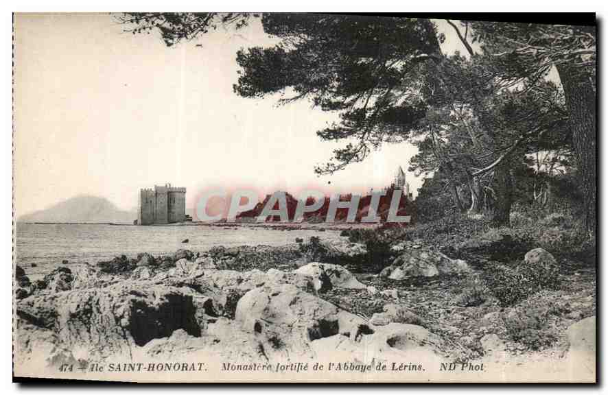 Île Saint-Honorat — Monastère fortifié de l'Abbaye de Lérins — ND Phot