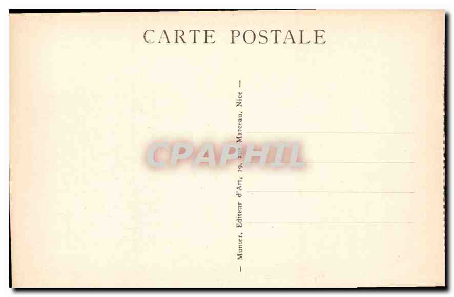 CPA La Cote d'Azur Nice Hotel Rhul et Promenade des Anglais  — Rückseite