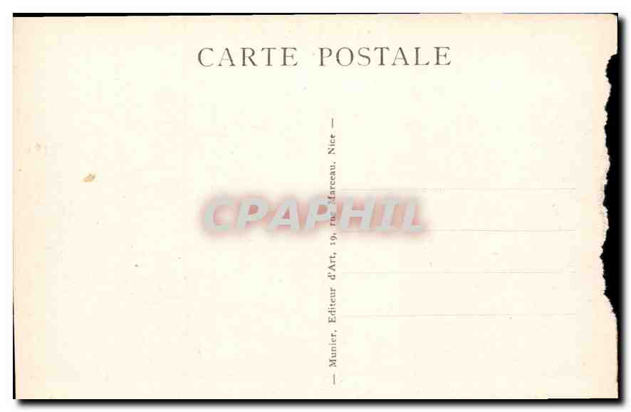CPA La Cote d'Azur Nice Hotel Negresco et Promenade des Anglais  — Verso