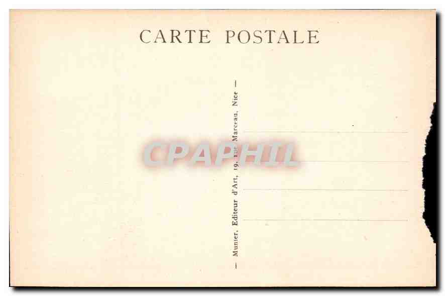 CPA La Cote d'Azur Nice Promenade des Anglais Les Hotels  — Rückseite