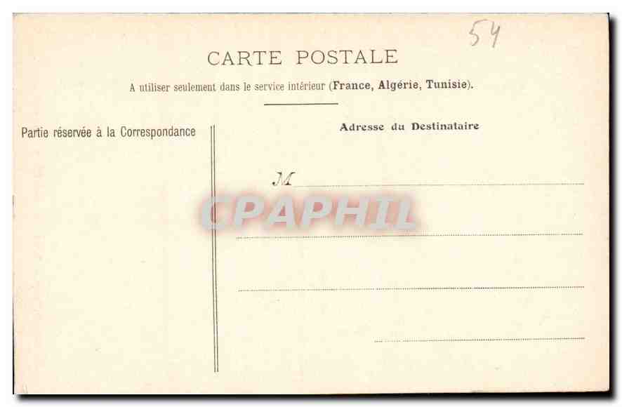CPA Environs de Nancy Saint Nicolas de Port Le Portail Central  — Rückseite