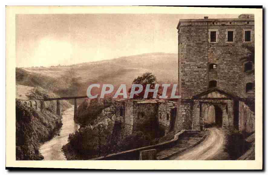 Fort l'Ecluse et le Viaduc — Environs de Bellegarde — Braun & Cie, Imp. Editeur, Dornach