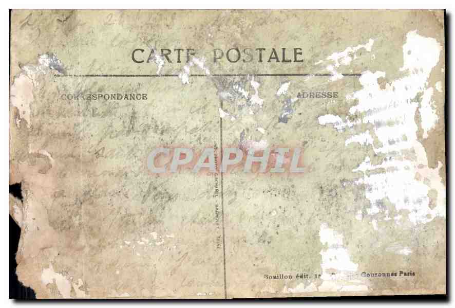 CPA Les Harras a Chamant Oise — Rückseite
