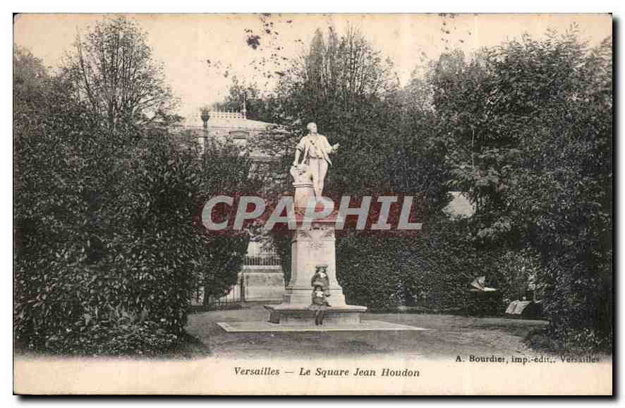 CPA Versailles le Square Jean Houdon 