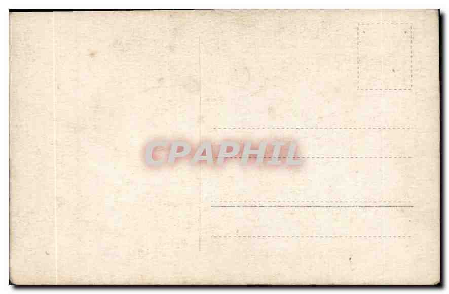 CARTE PHOTO Femme — Verso