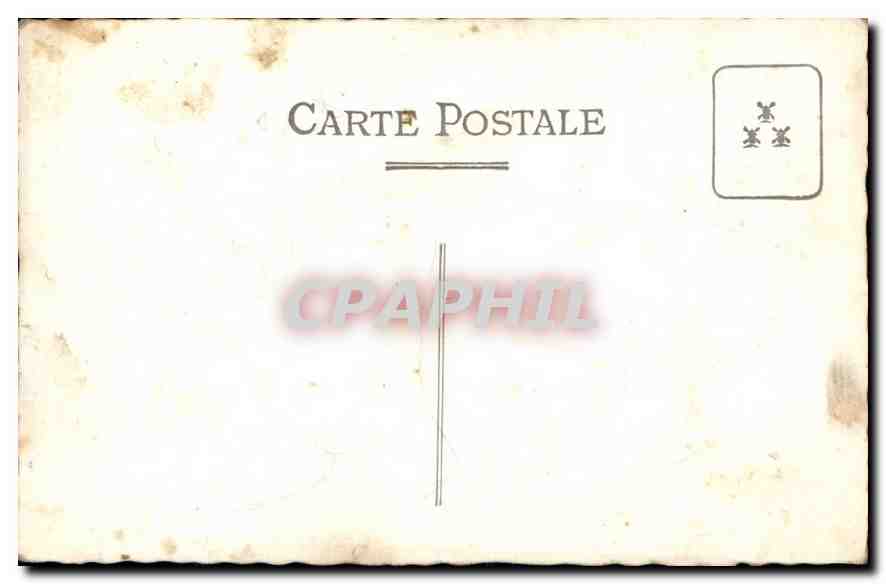 CARTE PHOTO Femme — Rückseite
