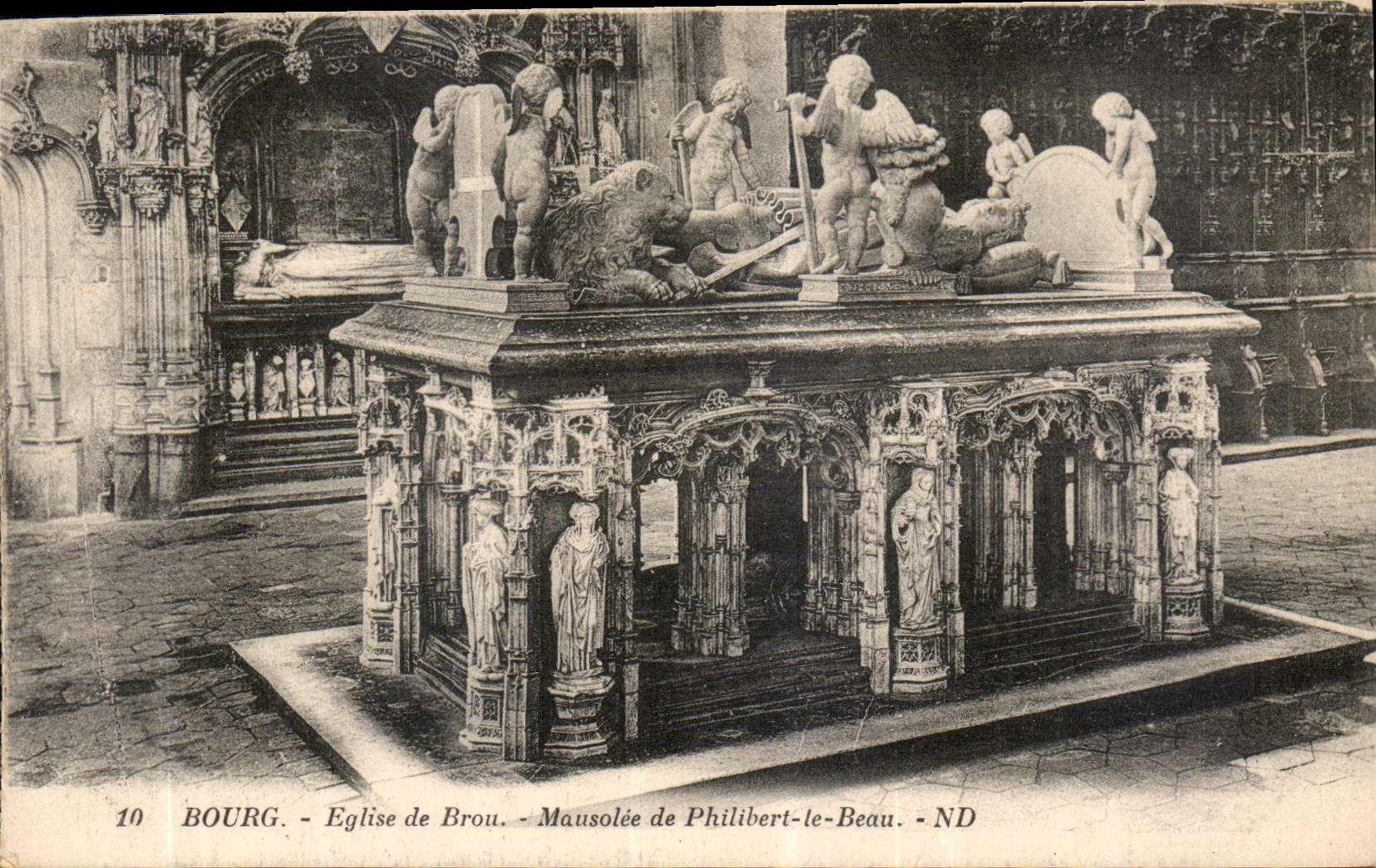Bourg - Église de Brou - Mausolée de Philibert-le-Beau — ND