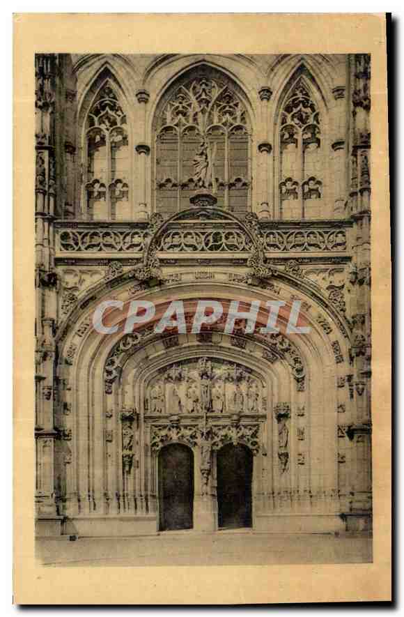 Église de Brou — Portail occidental — Édition des Monuments Historiques
