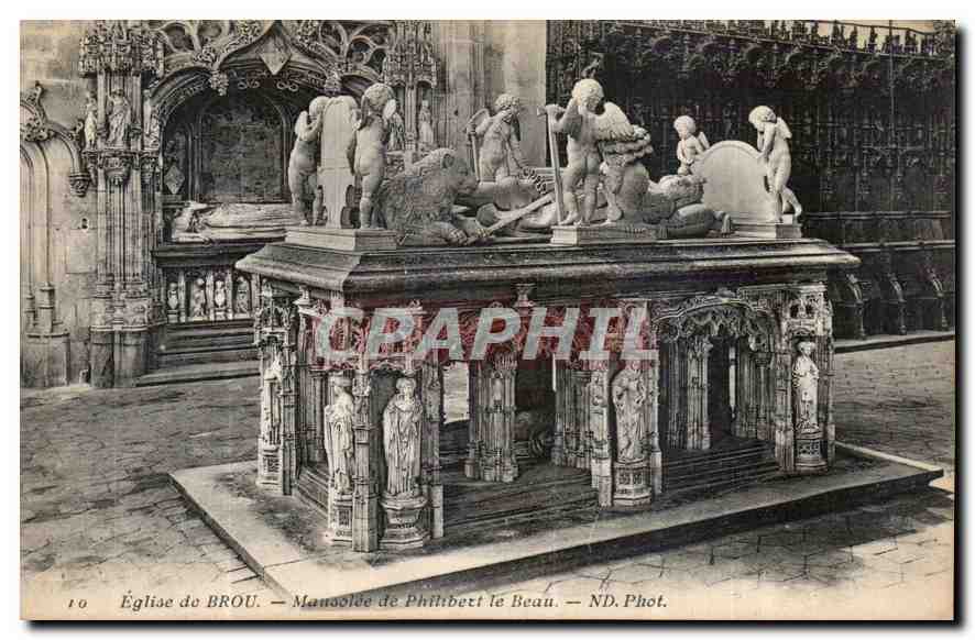 CPA Eglise de Brou Mausolee de Philibert le Beau 