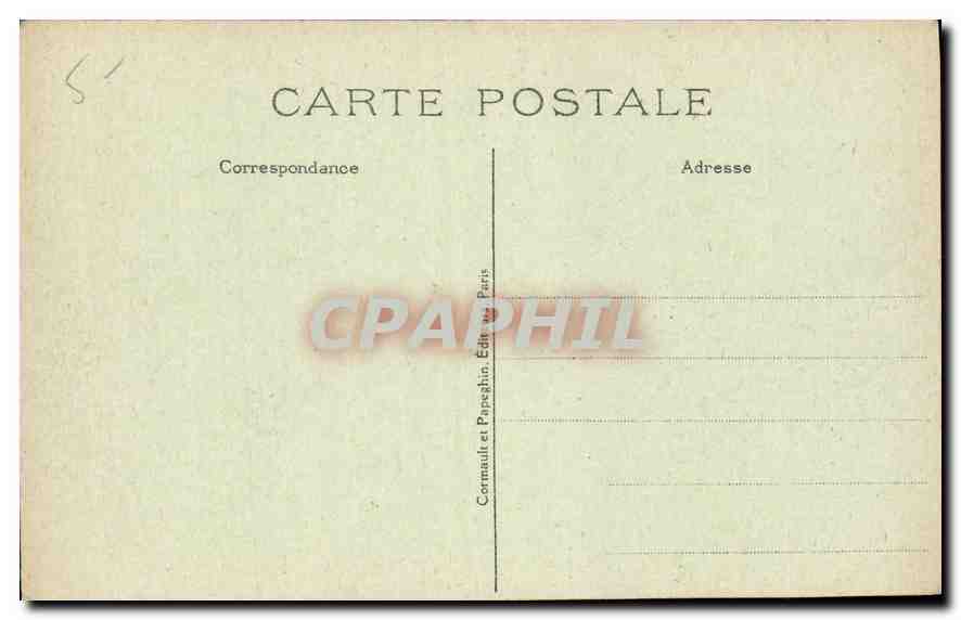 CPA Versailles la galerie des Glaces  — Verso