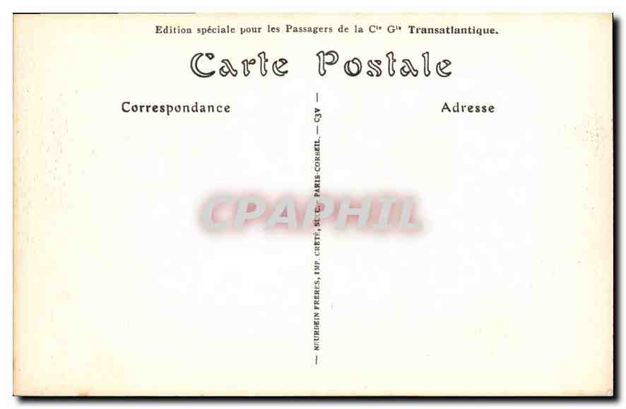 CPA Versailles Palais du Grand Trianon  — Verso