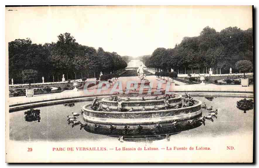 Parc de Versailles — Le Bassin de Latone — Édition spéciale Cie Générale Transatlantique