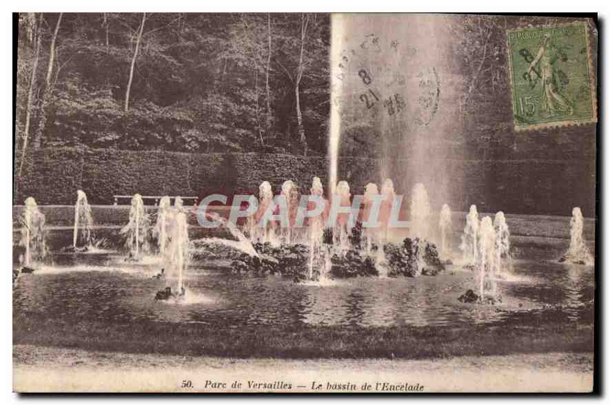 Parc de Versailles — Le bassin de l'Encelade — ÉDIA PARIS-VERSAILLES n°50