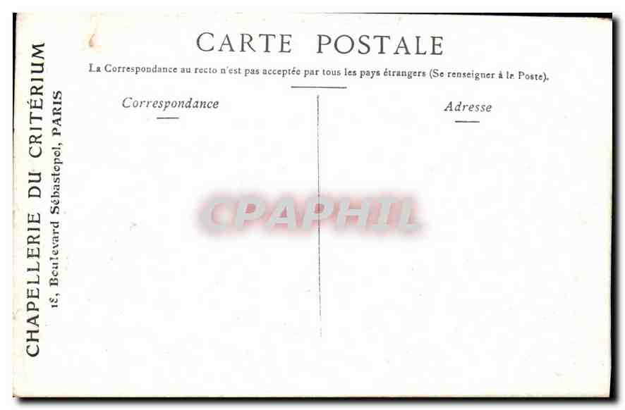 CPA Versailles Cour de Marbre  — Rückseite