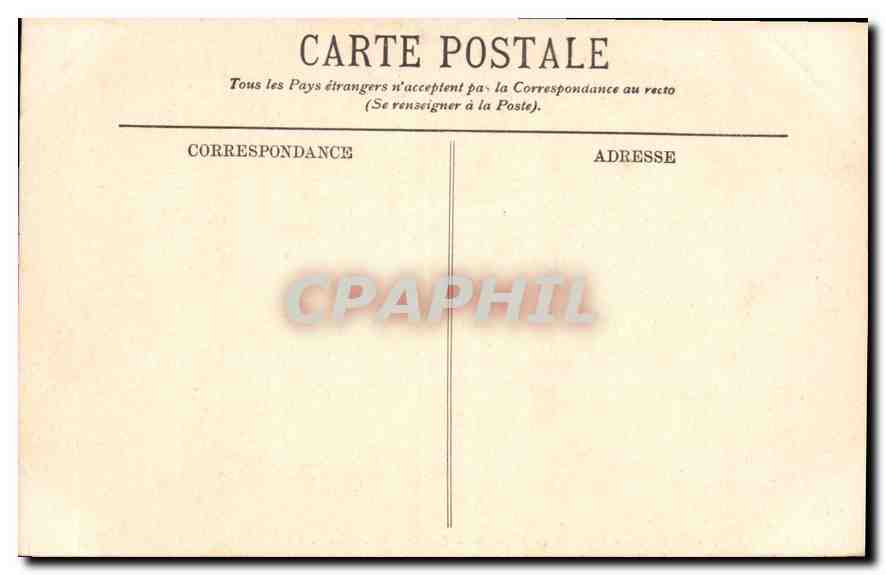 CPA Versailles le Parc le Bassin de Neptune les Grandes Eau  — Verso