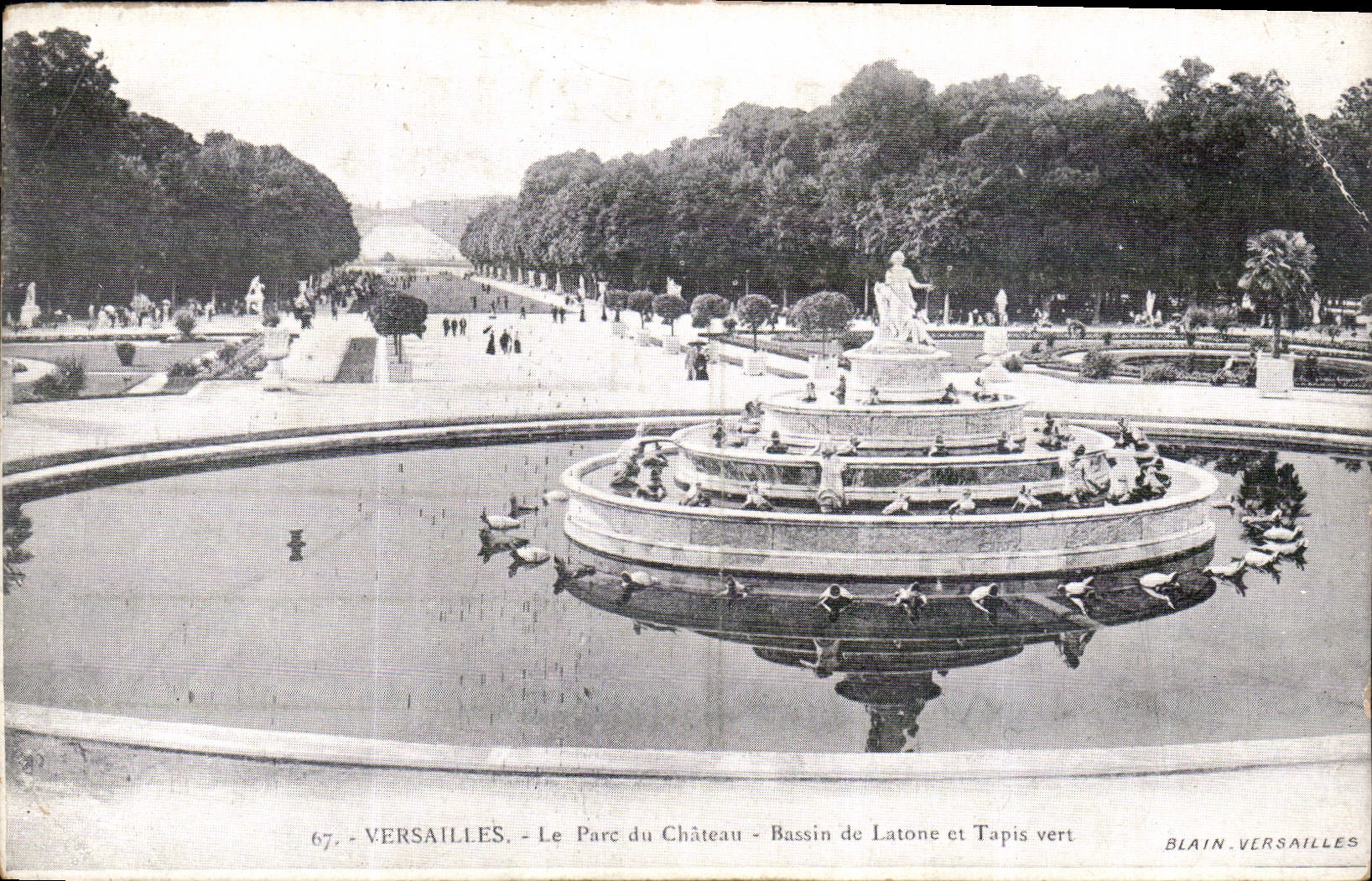 Versailles - Le Parc du Château - Bassin de Latone et Tapis vert - Blain Versailles 67