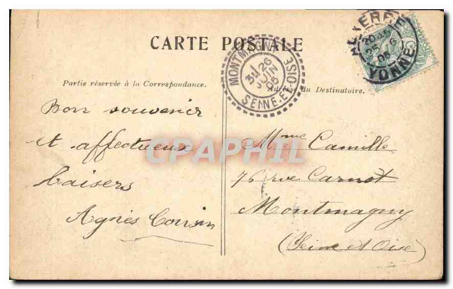 Versailles — Le Petit Trianon. — Verso