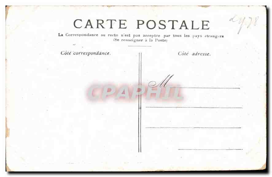 CPA Versailles le Petit Trianon  — Verso