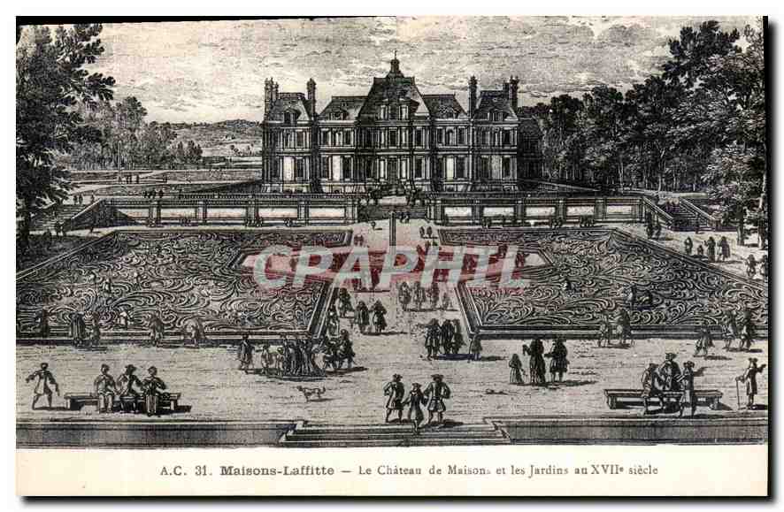 Maison-Laffitte — Das Schloss Maison und die Gärten im 17. Jahrhundert — A.C. 31 — Phototypie « L’Ébelle » - Paris