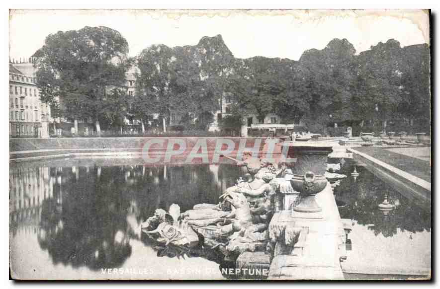 CPA Versailles Bassin de Neptune 
