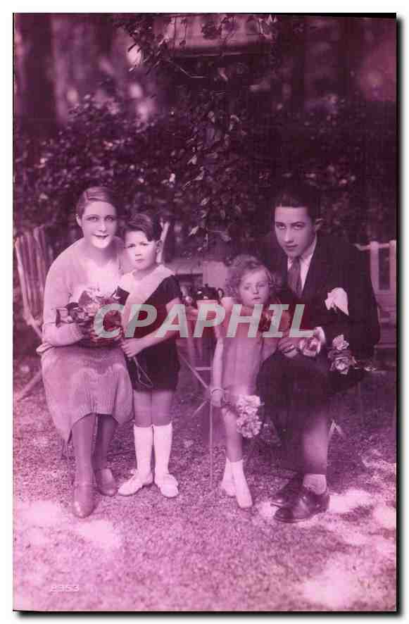 CPA Femme Enfants