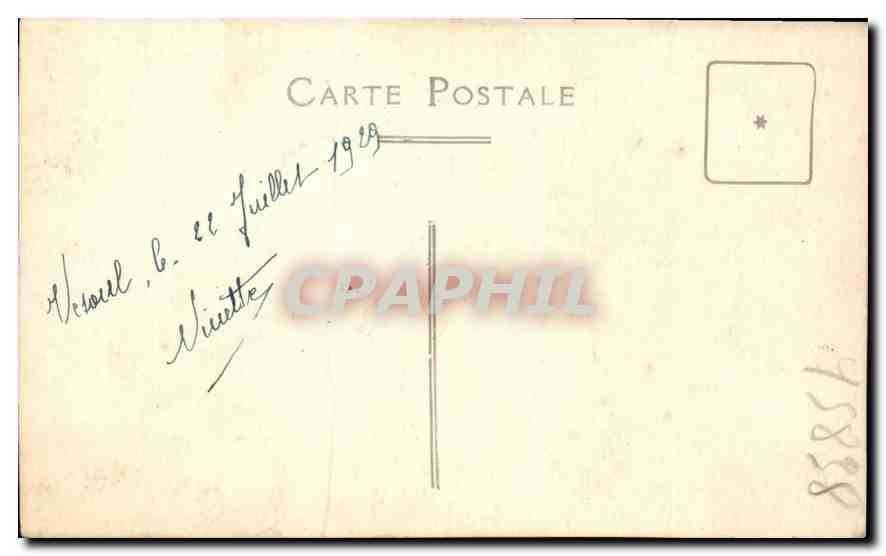 CARTE PHOTO Femme Vesoul — Verso