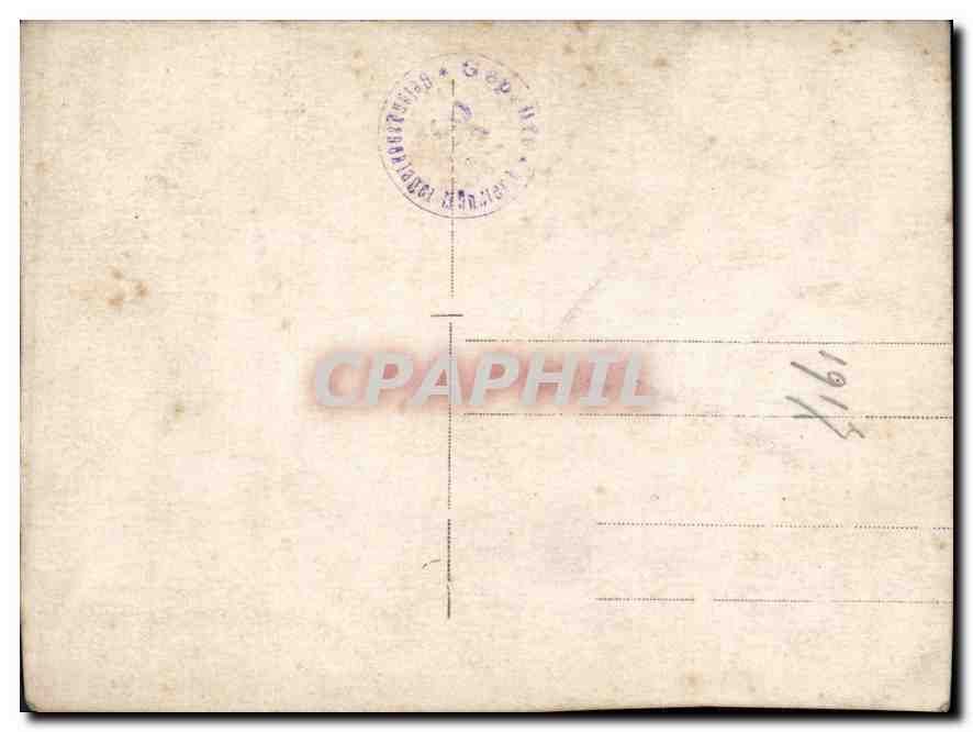CARTE PHOTO Femme — Verso