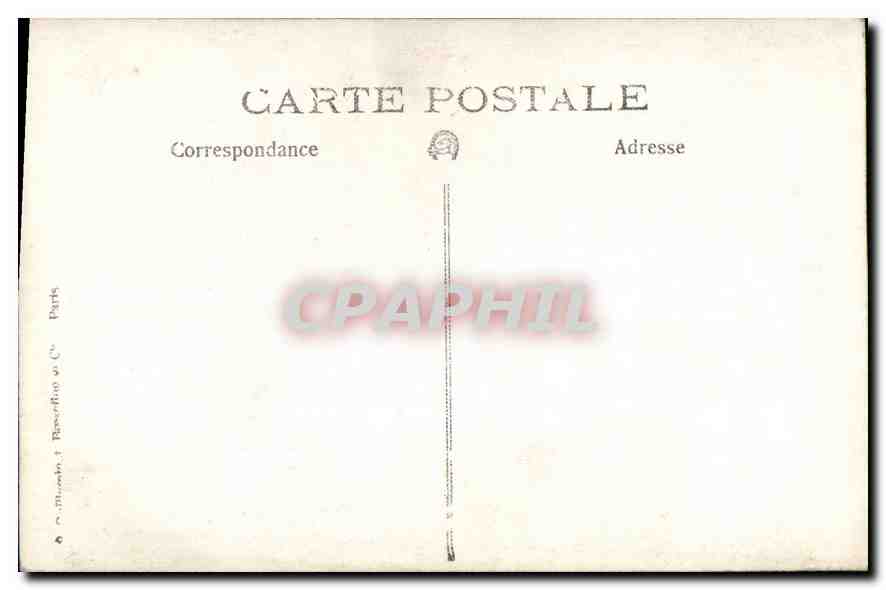 CARTE PHOTO Femme — Verso