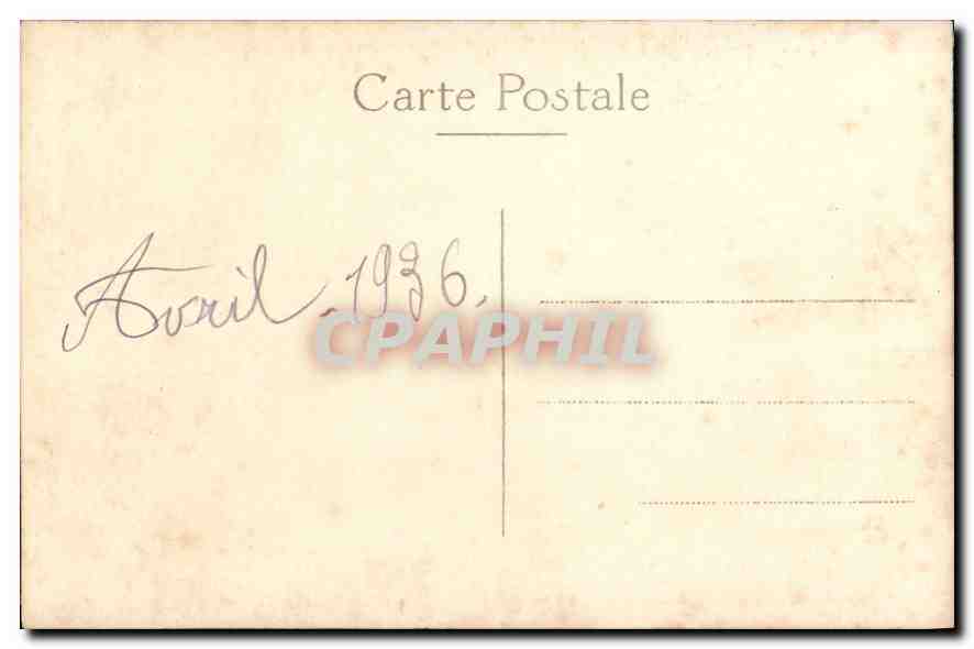 CARTE PHOTO Enfant — Verso