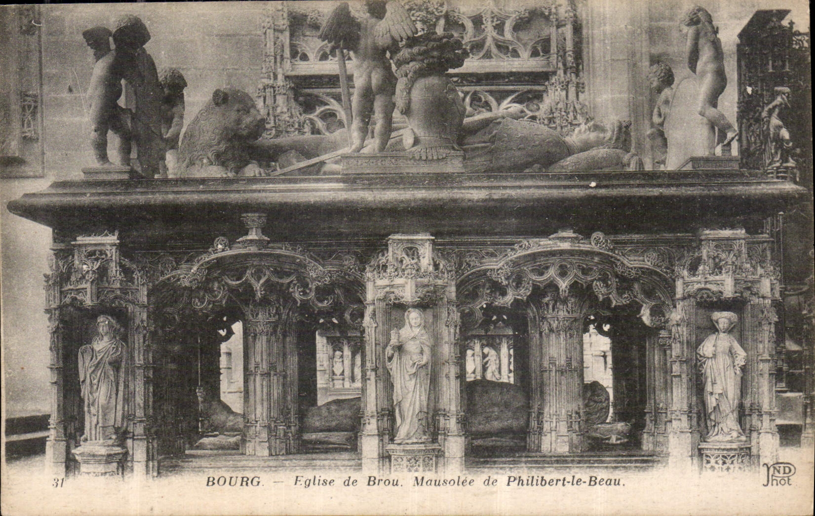 Bourg — Kirche von Brou. Mausoleum von Philibert-le-Beau.
