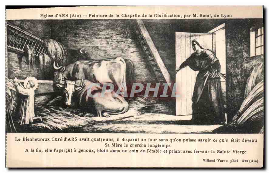 Kirche von ARS (Ain) — Malerei der Kapelle der Verherrlichung, von M. Borel, aus Lyon