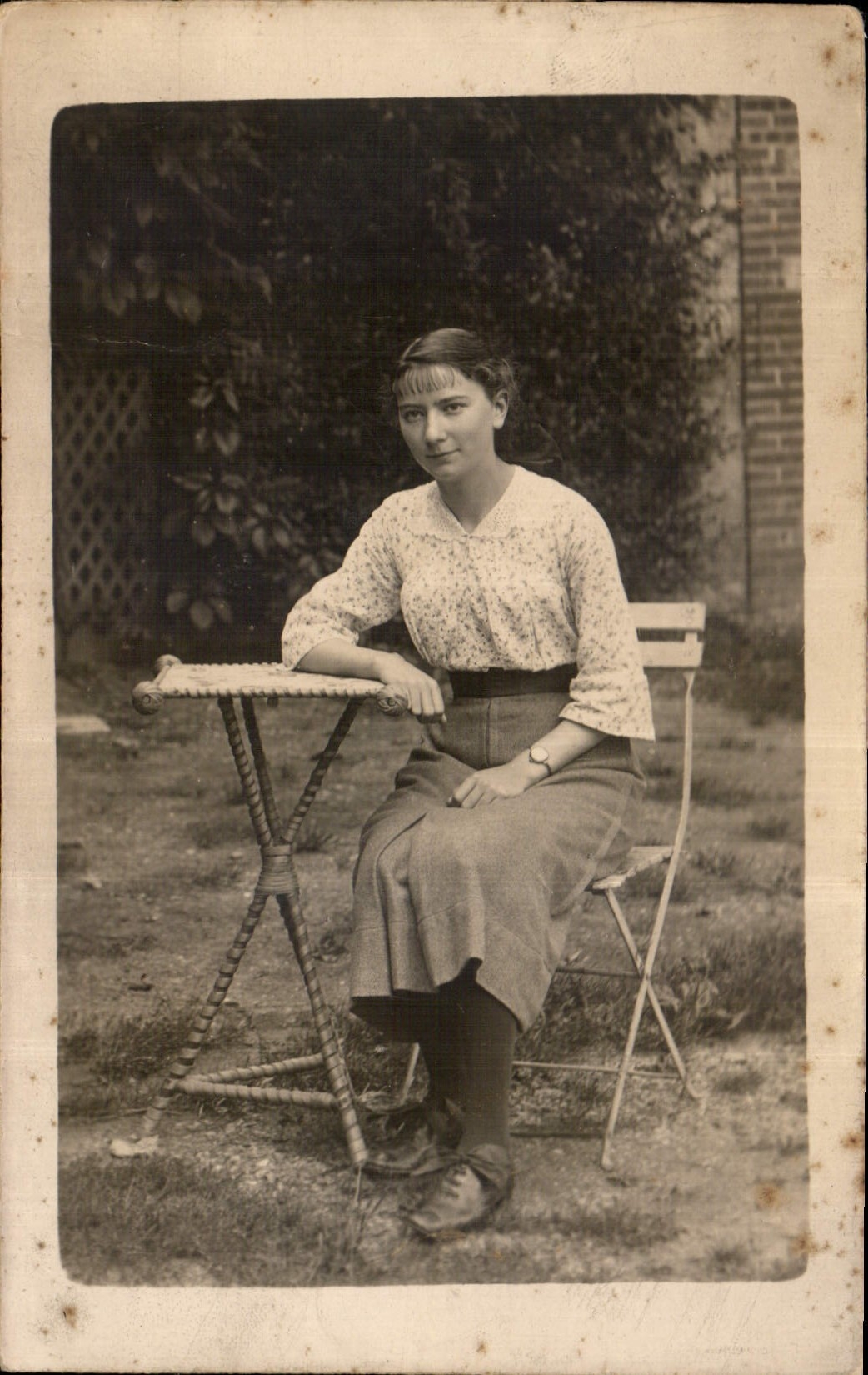 CARTE PHOTO Femme