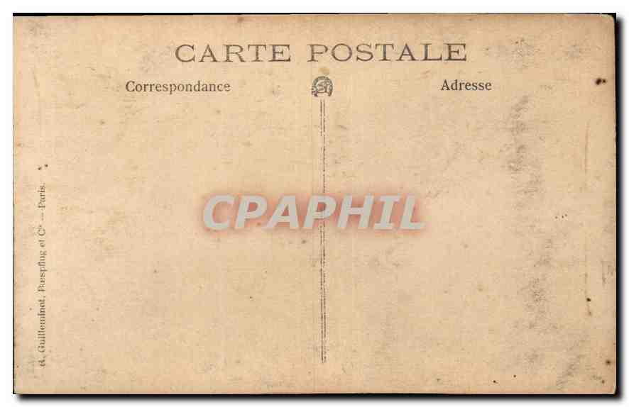 CARTE PHOTO Femme — Verso