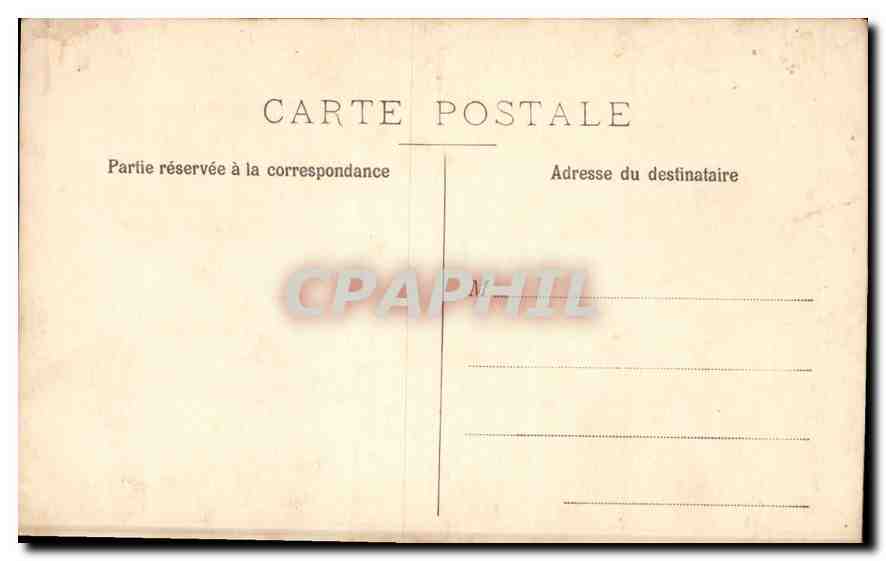CARTE PHOTO Femme — Verso