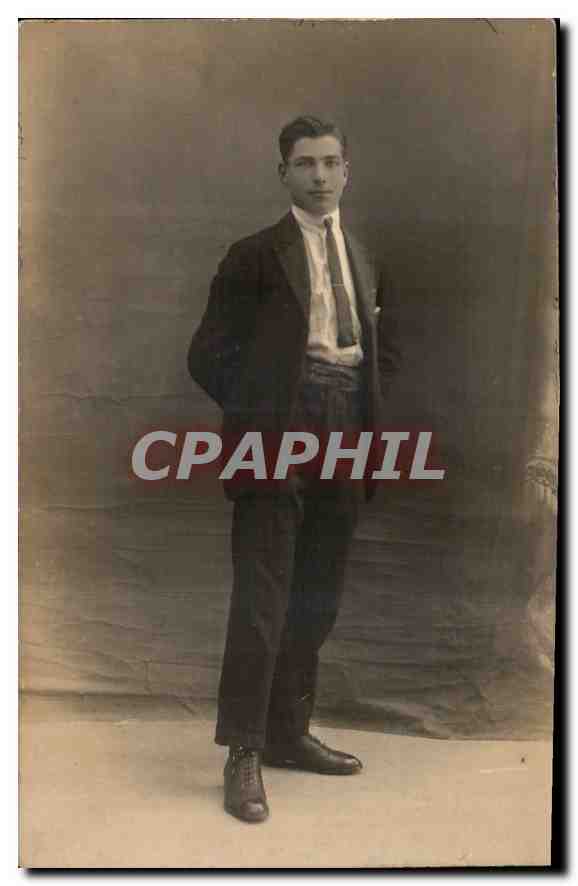 CARTE PHOTO Homme