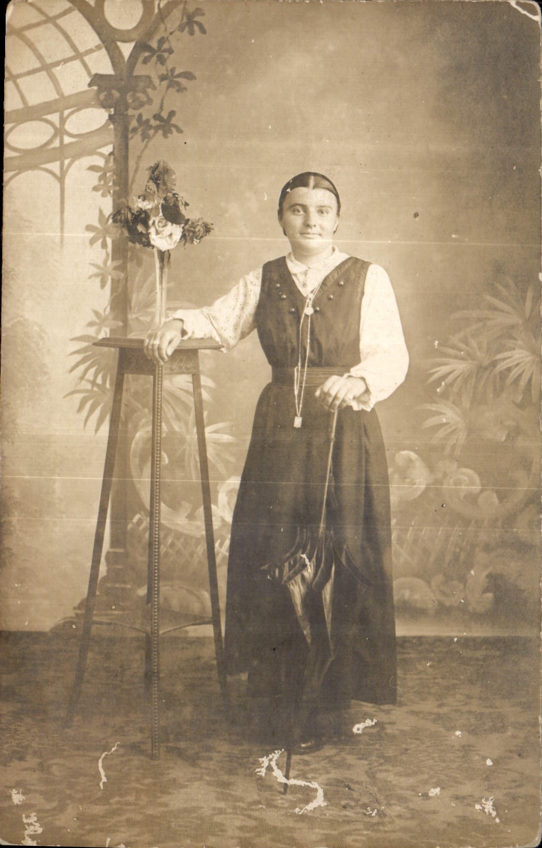 CARTE PHOTO Femme